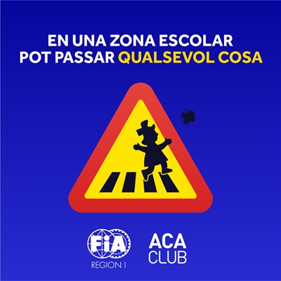 Nova campanya de seguretat viària: zones escolars